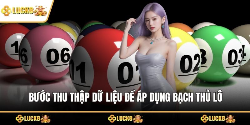 Bước thu thập dữ liệu để áp dụng bạch thủ lô